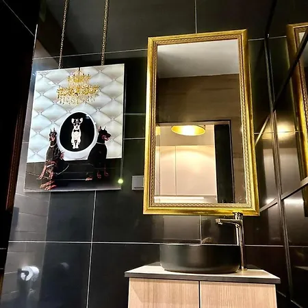 Fifty Shades Of Black Apartment Volos